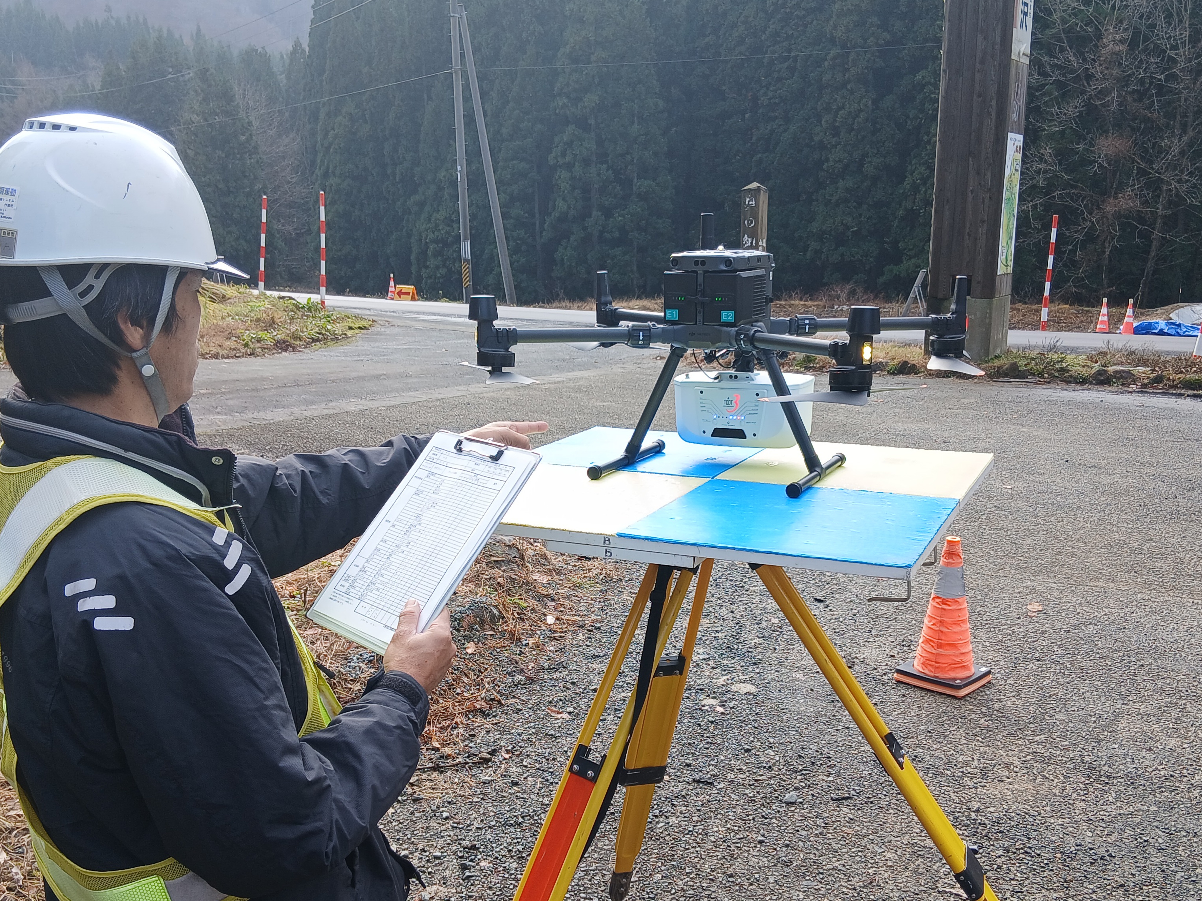 機材点検の状況